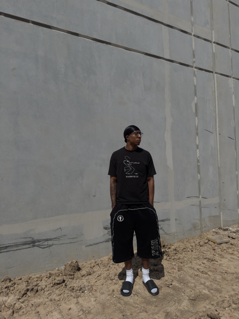 Holy 3/4 shorts - Black