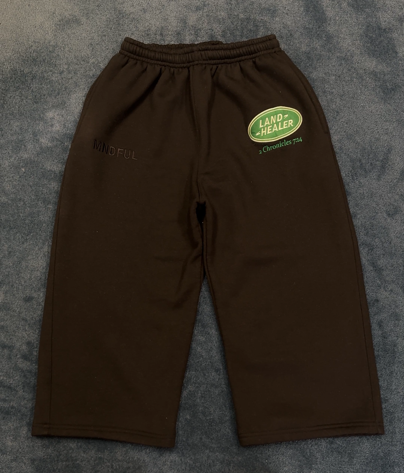 Land Healer 3/4 shorts - Black
